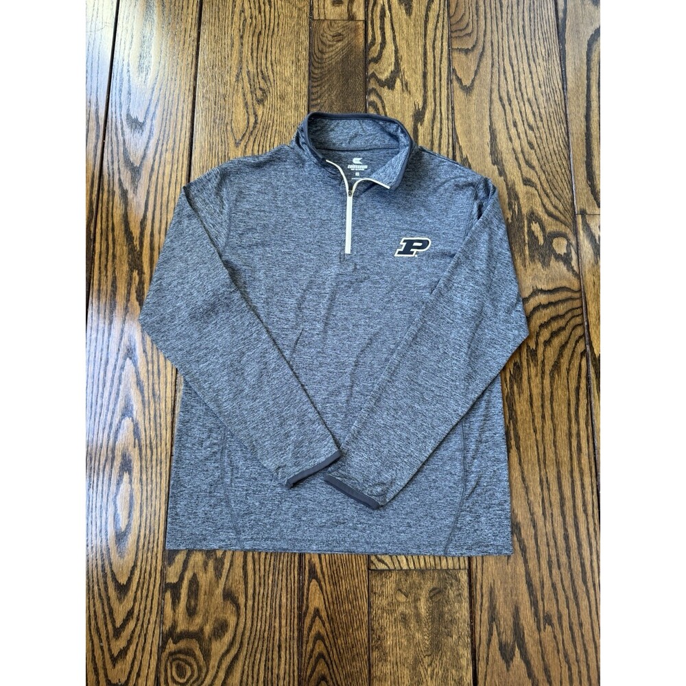 Colosseum Men's Purdue Boilermakers 1/4 Zip Pullover Size Small
